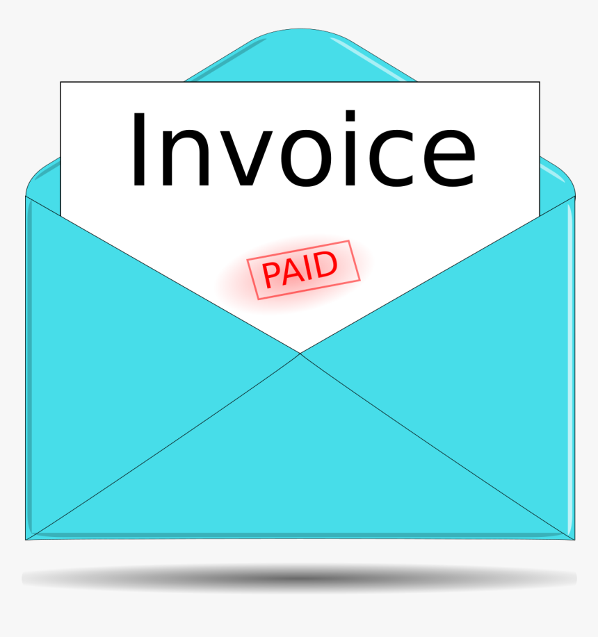 Envelope Clipart Gmail - Invoice Clip Art, HD Png Download, Free Download