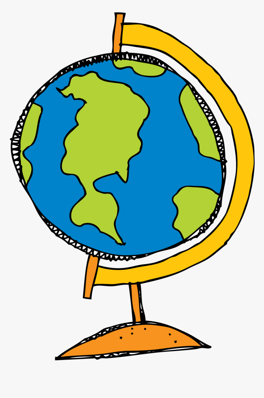 Globe Drawing Clip Art - Transparent Background Globe Clipart, HD Png Download, Free Download