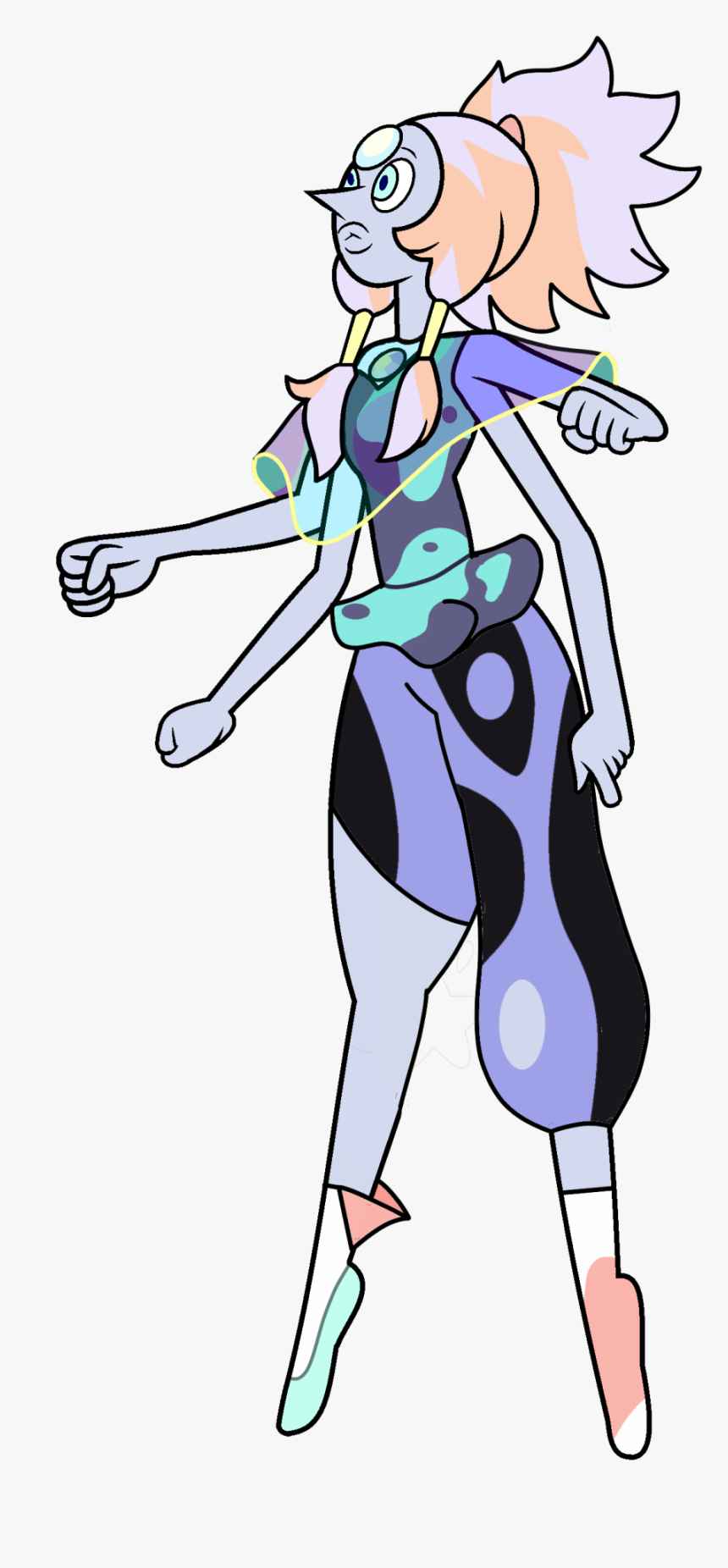 Steven Universe Amethyst Blue Pearl Fusion, HD Png Download, Free Download