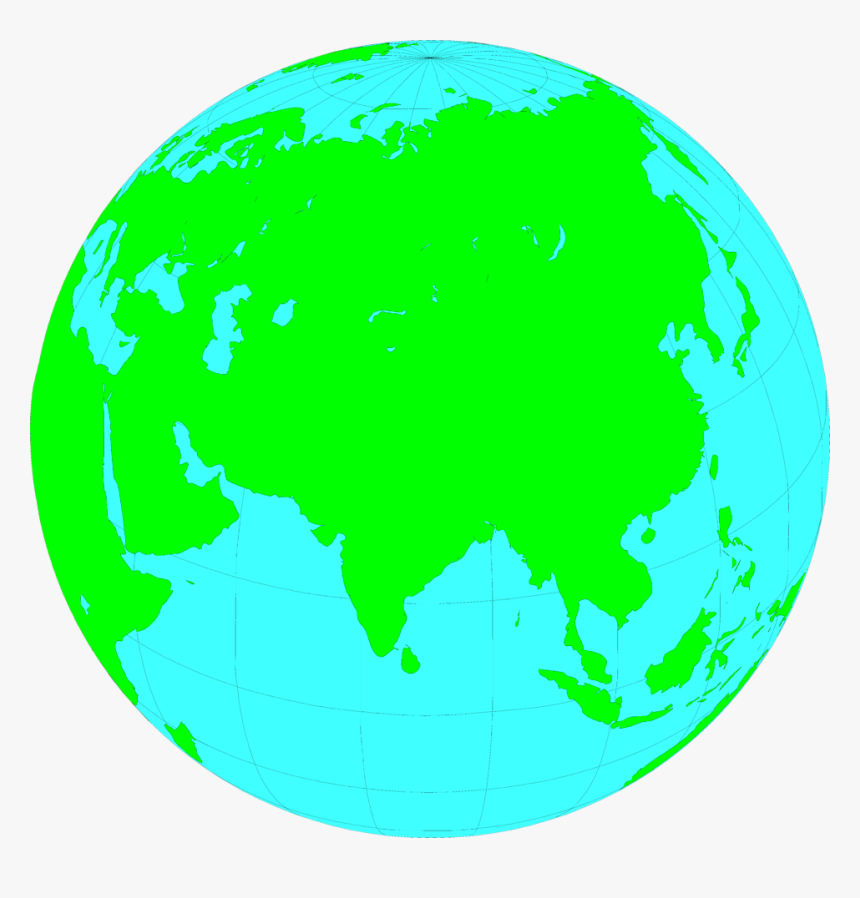 India On Globe Clipart , Png Download - India Located In Earth, Transparent Png, Free Download
