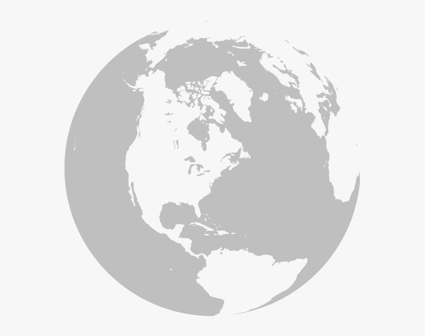 Gray Globe Clipart Png For Web , Png Download - Gray And White Globe, Transparent Png, Free Download