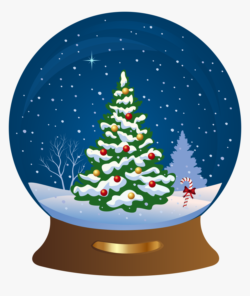 28 Collection Of Christmas Snow Globe Clipart - Christmas Clipart Snow Globe, HD Png Download, Free Download