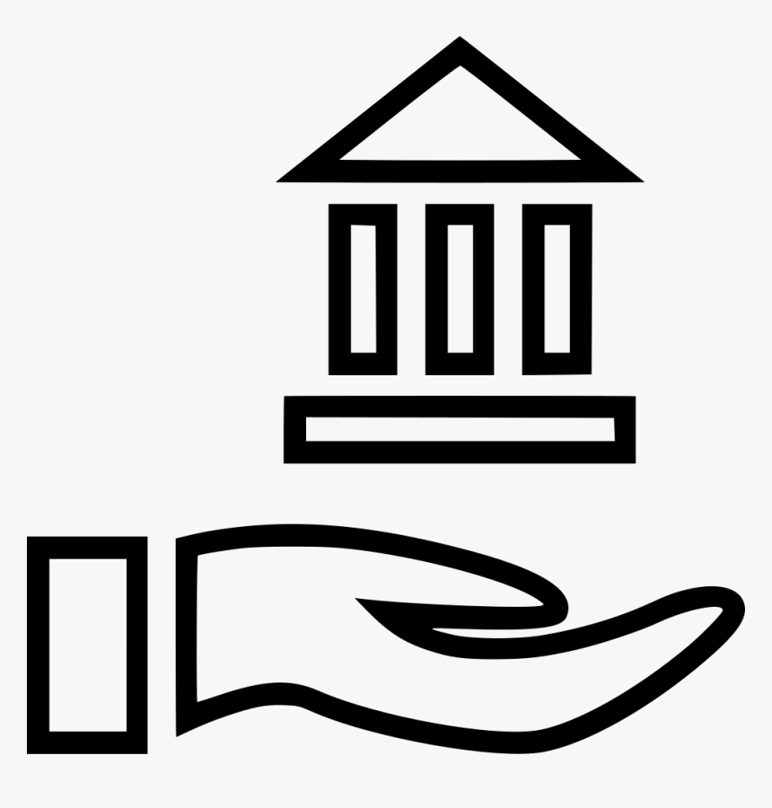 Banking Bank Hands Hand Loan - Hand And Dollar Icon Png, Transparent Png, Free Download