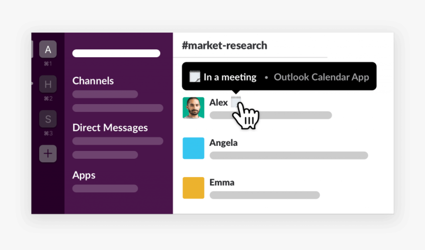 Slack Outlook Integration, HD Png Download, Free Download