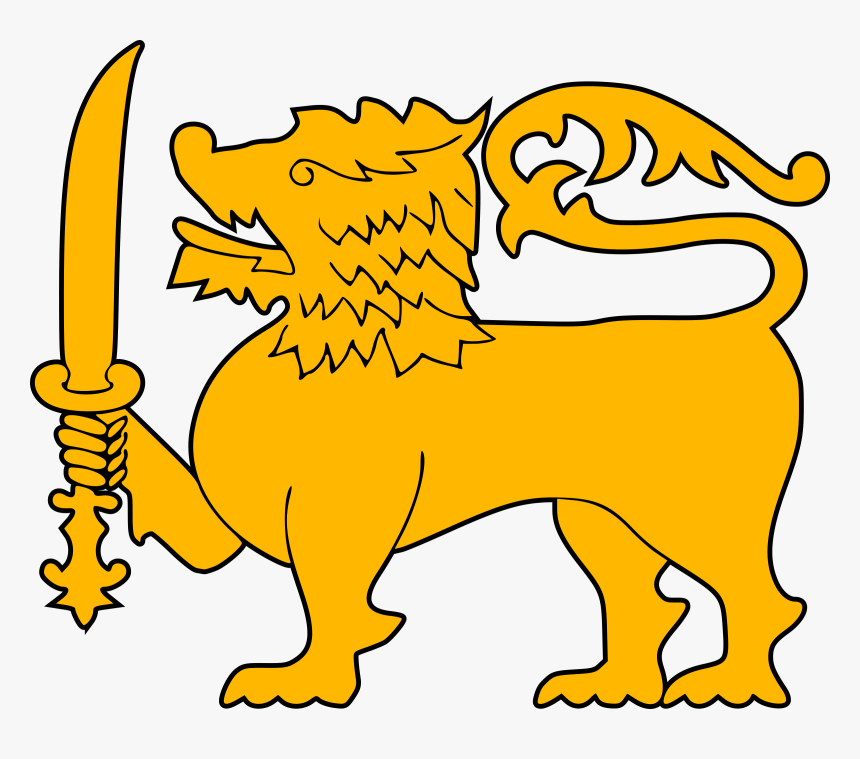 Transparent Baby Lion Png - Lion Sri Lanka Flag, Png Download, Free Download