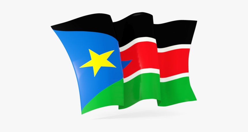 Picture Of South Sudan Flag - South Sudan Waving Flag, HD Png Download, Free Download
