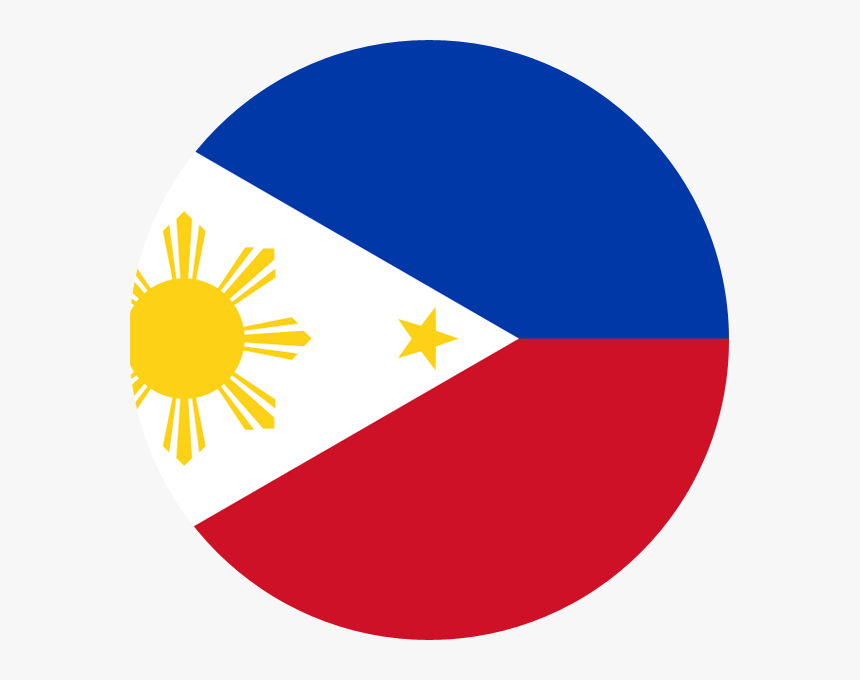 Free Philippine Flag Png - Philippine Flag In A Circle, Transparent Png, Free Download