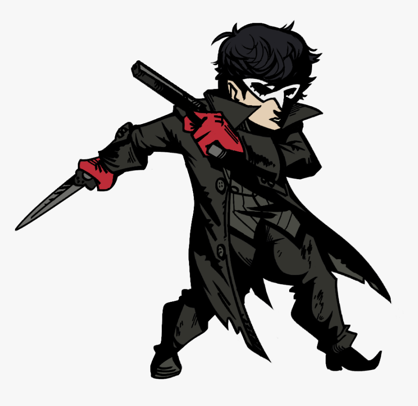 Persona 5 Protag In The Darkest Dungeon Art Style - Darkest Dungeon Persona, HD Png Download, Free Download