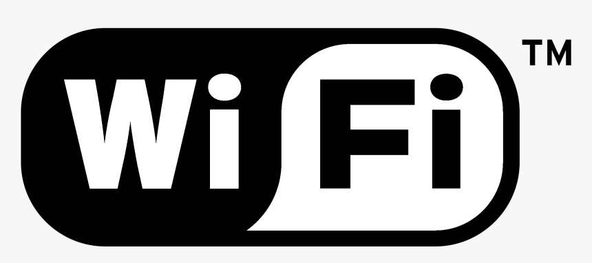 Wifi Logo Black And White - Logo Wi Fi Png, Transparent Png, Free Download