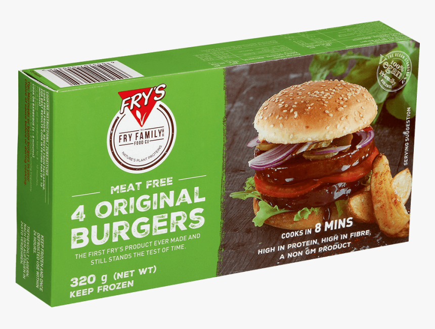 Fry's Chicken Style Burgers, HD Png Download - kindpng