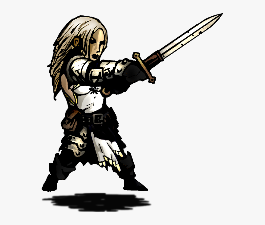 Warhammer Clipart Paladin - Darkest Dungeon Heroes Sprites, HD Png Download, Free Download