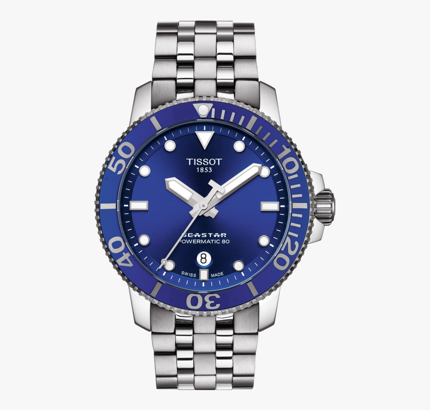 Transparent Sea Star Png - Tissot Seastar Blue, Png Download, Free Download