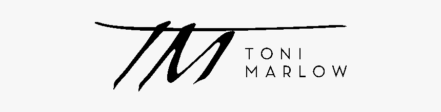 Image Of Calligraphic Initials, “tm”, With Text “toni - Calligraphy, HD Png Download, Free Download