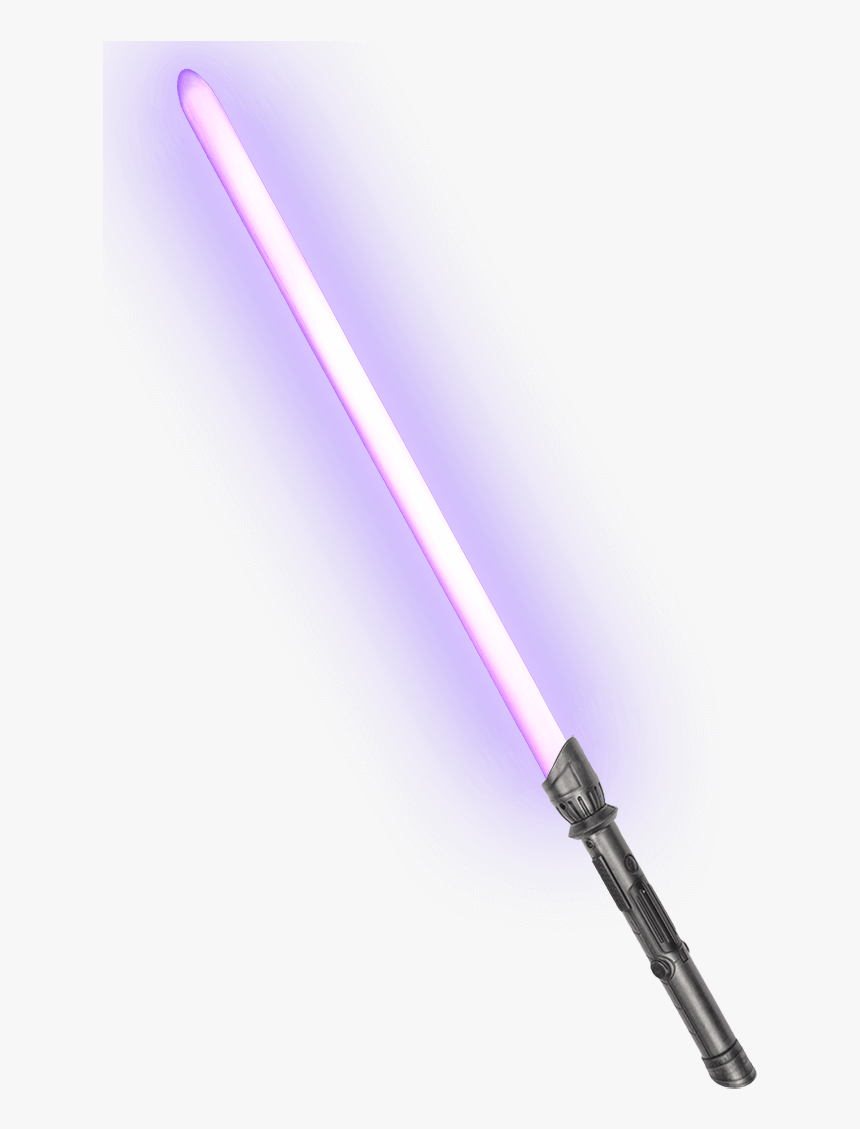 Purple Lightsaber Png, Transparent Png, Free Download