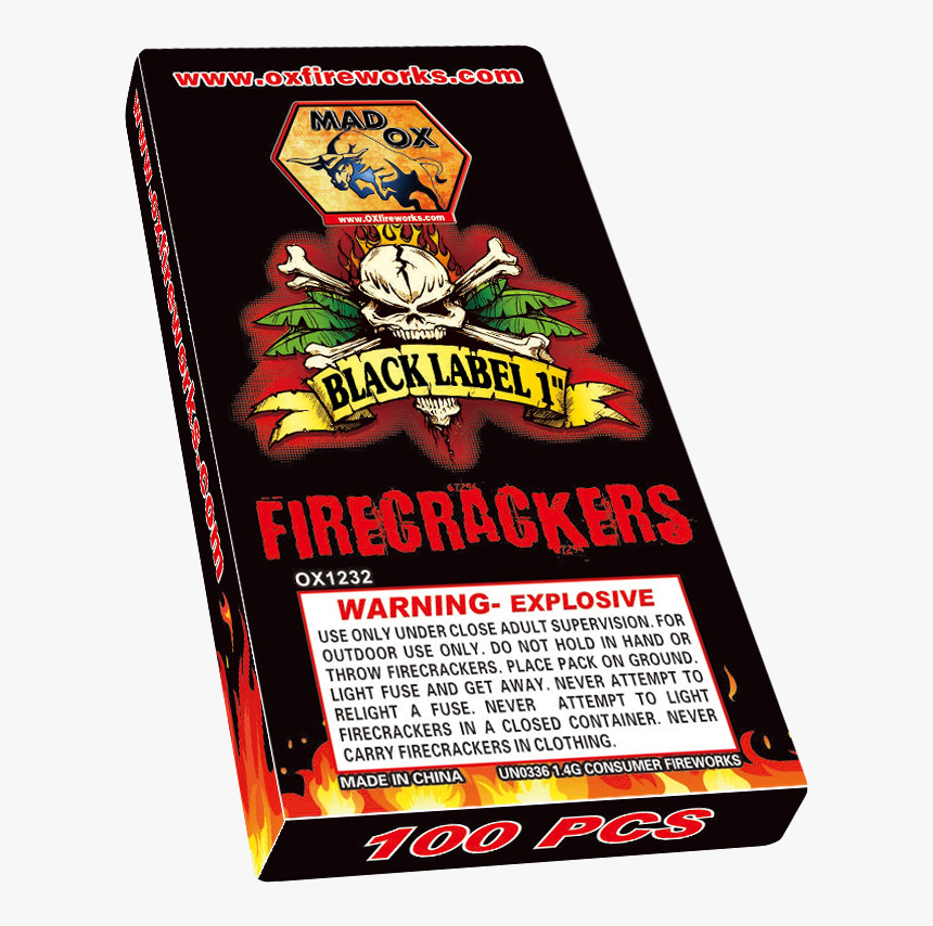 Black Label 1 In Firecrackers - Black Label 1 Firecrackers Dominator, HD Png Download, Free Download