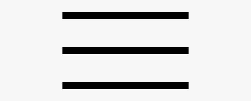 White Hamburger Menu Svg, HD Png Download, Free Download