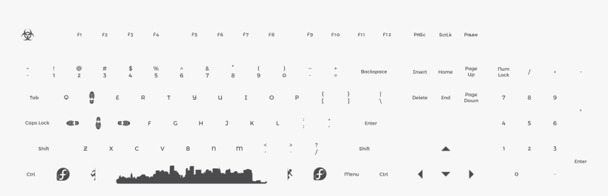 Northern Lights By Ifo Hancroft 104-key Custom Mechanical, HD Png Download, Free Download