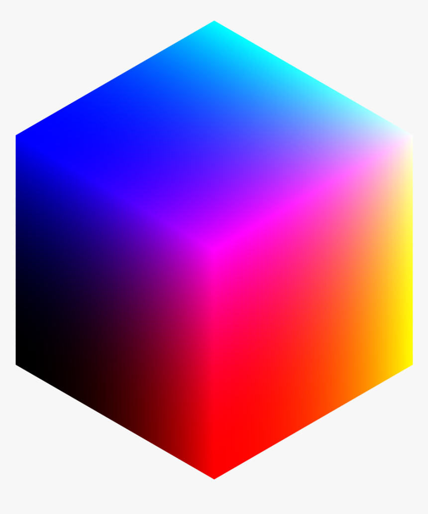 Rgb Colorcube Corner Magenta - Graphic Design, HD Png Download, Free Download
