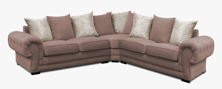 Verona New Corner Sofa Velour - Sofa Bed, HD Png Download, Free Download