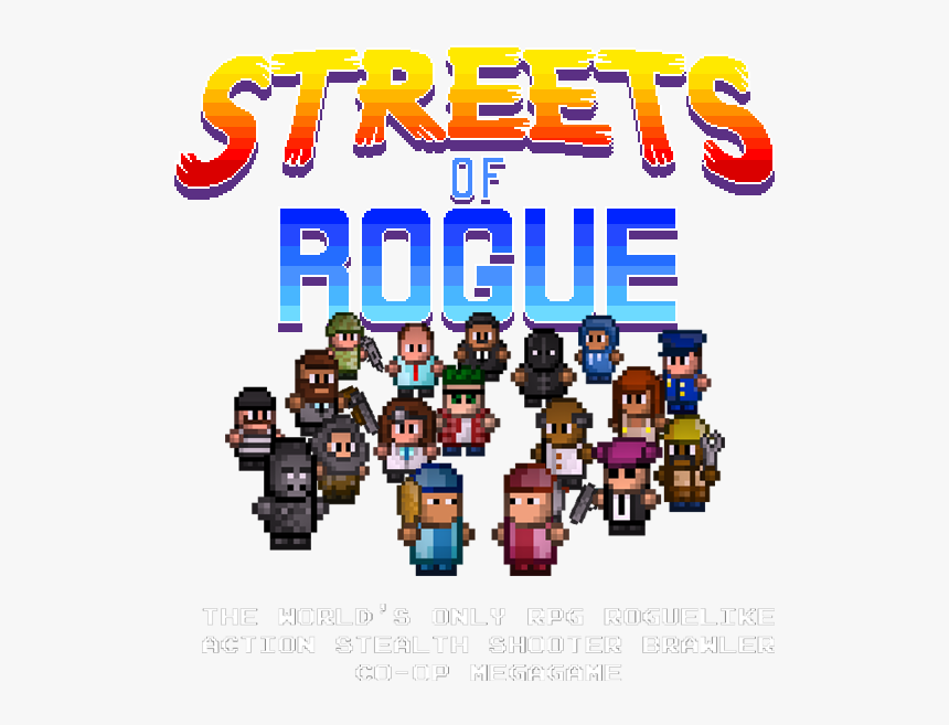 Streets Of Rogue [alpha] - Streets Of Rogue Characters, HD Png Download, Free Download