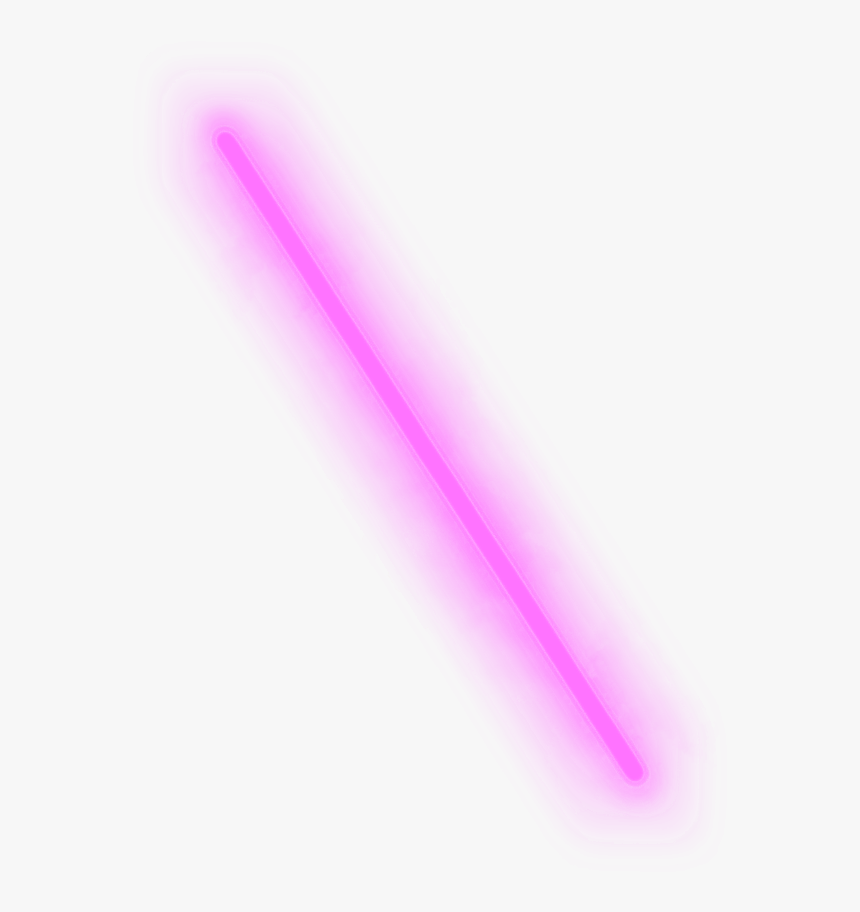 #saber #neon #starwar #jedi #glow #line - Glowing Neon Line Png, Transparent Png, Free Download