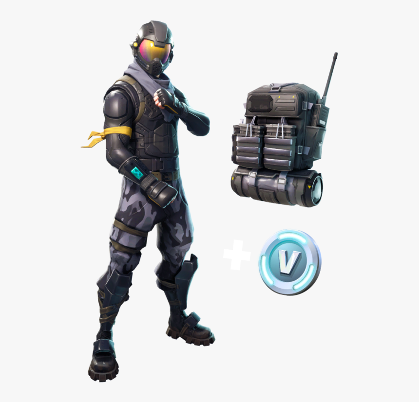 Toy Robot Agent Royale Rogue Fortnite Goldeneye - Fortnite Rogue Agent Skin Png, Transparent Png, Free Download