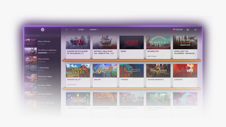 Screen Client Library - Gog Galaxy, HD Png Download, Free Download