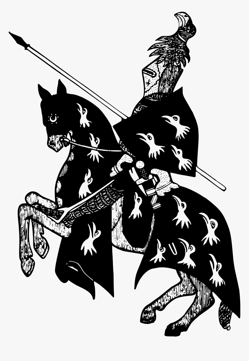 Knight King Arthur Drawing Clip Art - Kuda Perang Vector, HD Png Download, Free Download