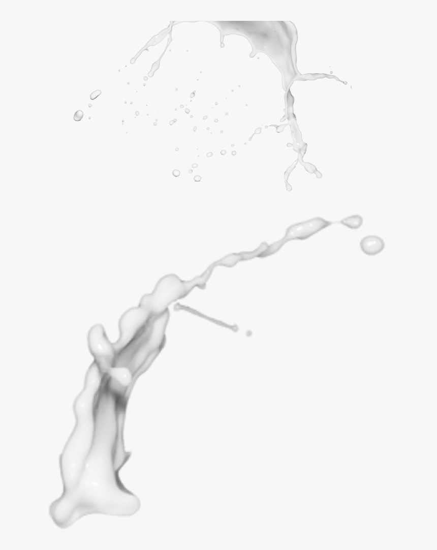 Whole Milk Dairy Products Drink - Milk Splash Render, HD Png Download, Free Download