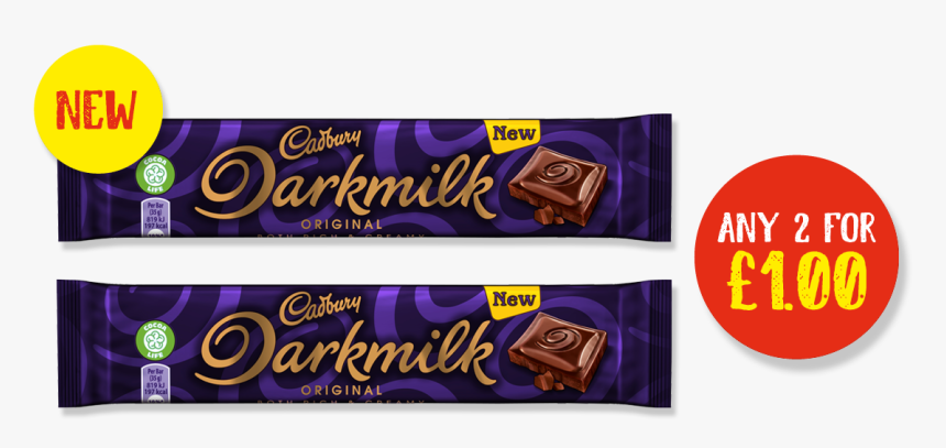 Dairy Milk Darkmilk 35g 49g11 March - Cadbury Chocolate, HD Png Download, Free Download