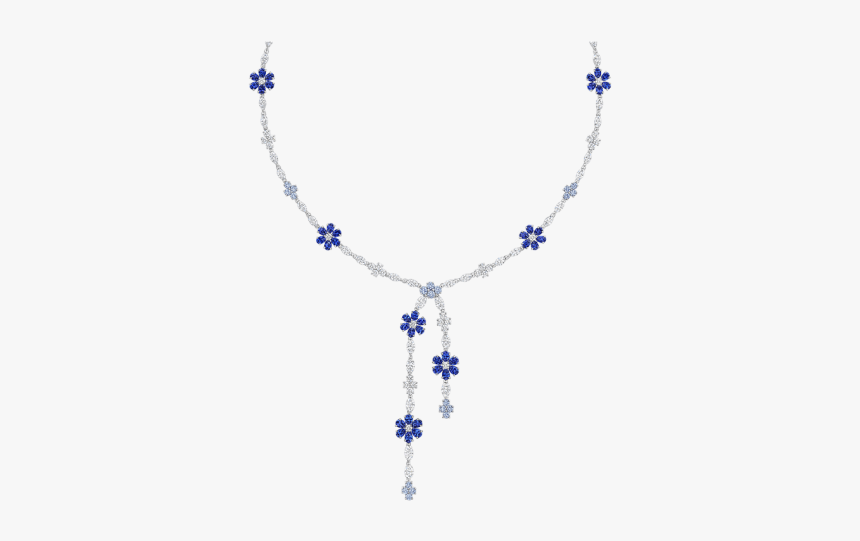 Harry Winston Blue Diamond Necklace, HD Png Download, Free Download