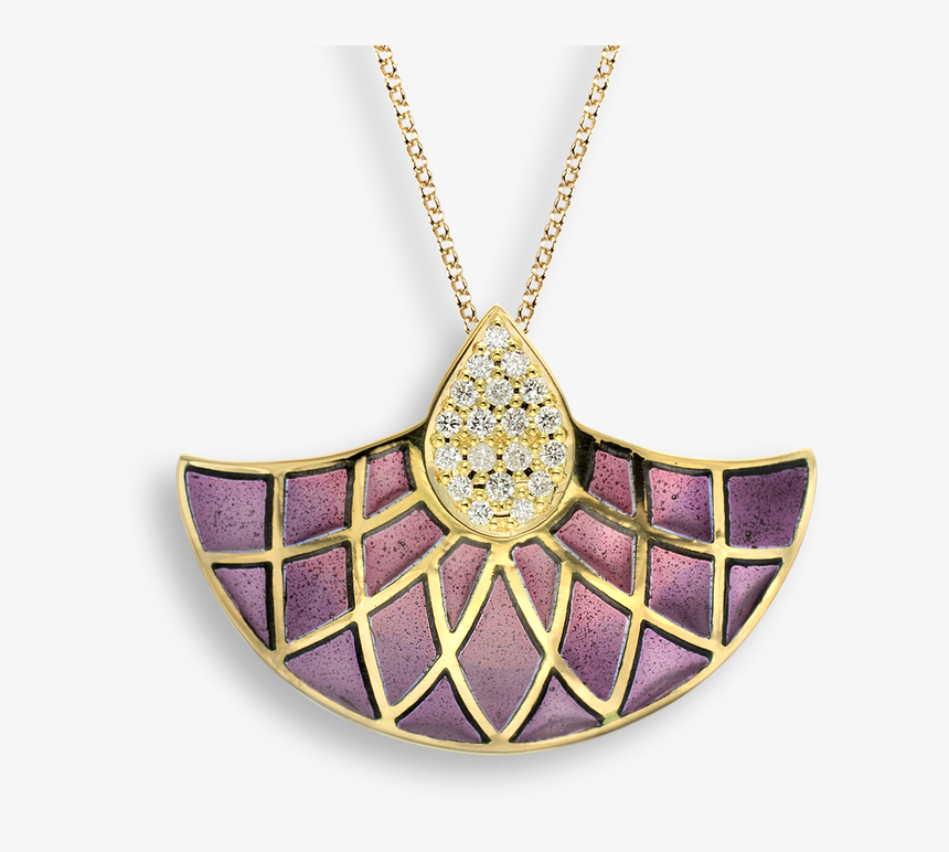 Nicole Barr Designs 18 Karat Gold Necklace Art Deco - Gold Art Deco Necklace, HD Png Download, Free Download