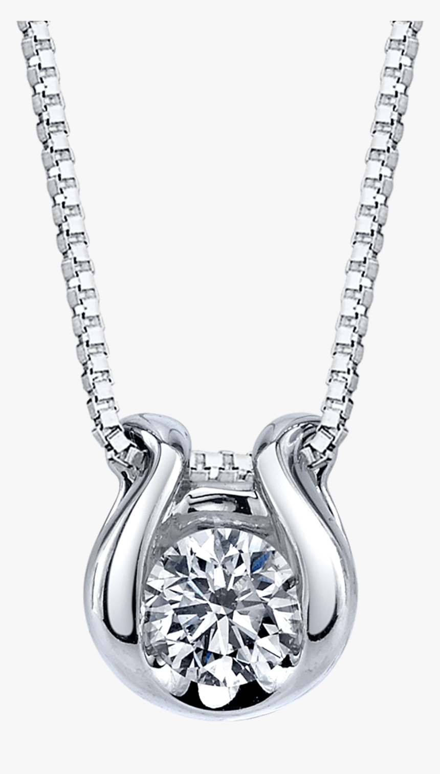 Picture Of Pdr-13651 - Solitaire Diamond Solitaire Gold Pendant Necklace, HD Png Download, Free Download