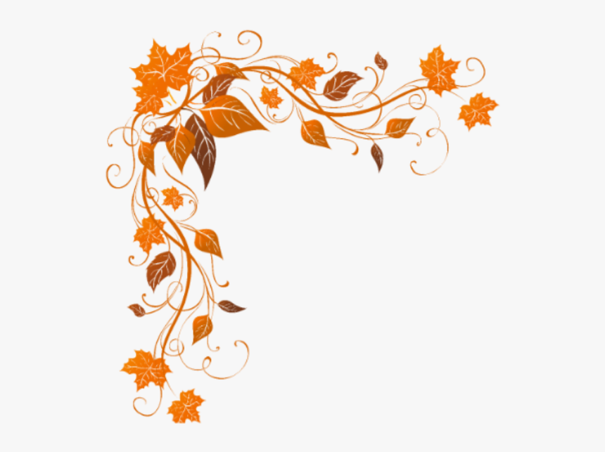 Pin By On Fall - Fall Leaves Corner Border, HD Png Download, Free Download