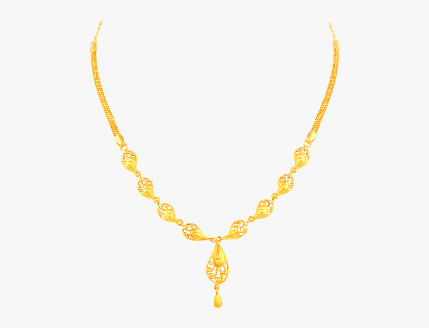 Gold Necklace Designs In 15 Grams - 16 Gram Gold Necklace Designs, HD Png Download, Free Download