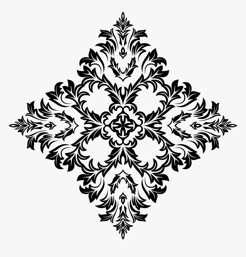 Decorative Ornamental Floral Flourish Design Clip Arts - Flourish Design, HD Png Download, Free Download