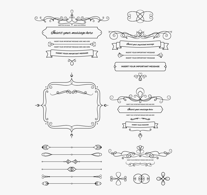 Casamento Bordas Em Vetor, HD Png Download, Free Download