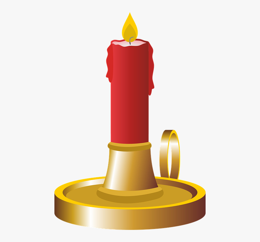 Lilin, Kandil, Cahaya, Cahaya Lilin, Natal Waktu - Candle Stick Graphic, HD Png Download, Free Download