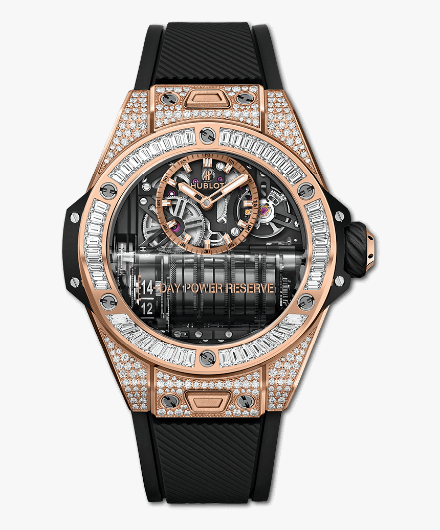 Big Bang Mp-11 Power Reserve 14 Days King Gold Jewellery - Hublot Watches Price, HD Png Download, Free Download