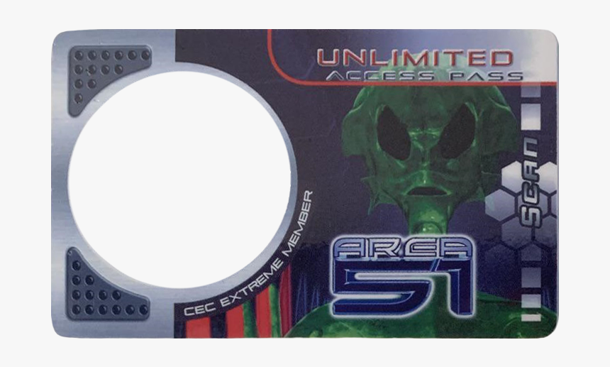 Area 51 Pass Chuck E Cheese, HD Png Download, Free Download