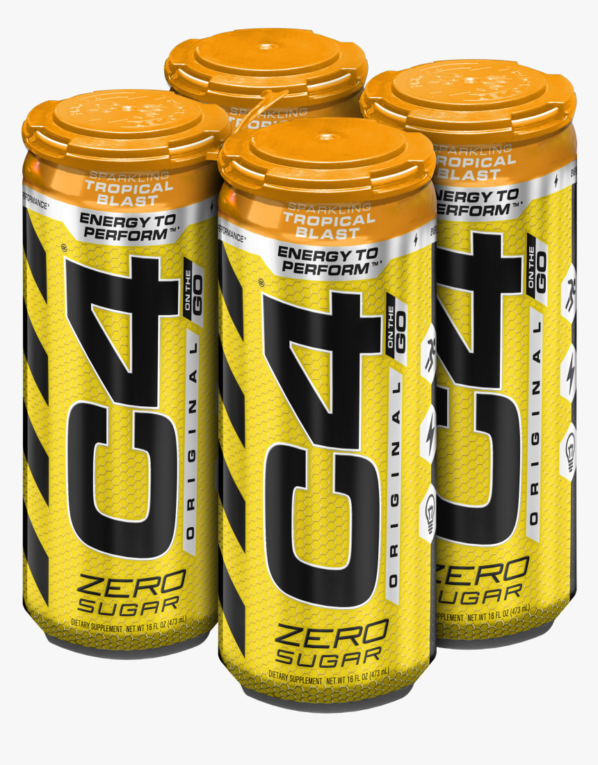 C4 Pre Workout Cans, HD Png Download, Free Download