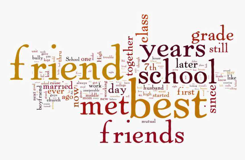 Friendship Png Image Background - School Best Friends Friends Forever, Transparent Png, Free Download