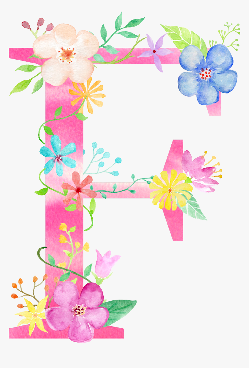 Flower Clipart Letters Pin - Alphabet Transparent Clipart, HD Png Download, Free Download