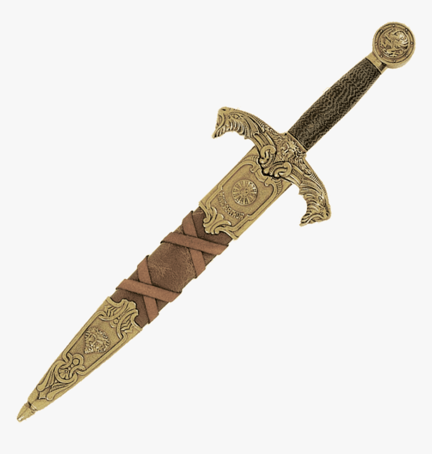 Brass King Arthur Dagger - King Arthur Sword Png, Transparent Png, Free Download