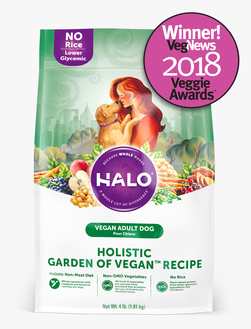 Vegan Dog Food - Halo Vegan Dog Food, HD Png Download, Free Download