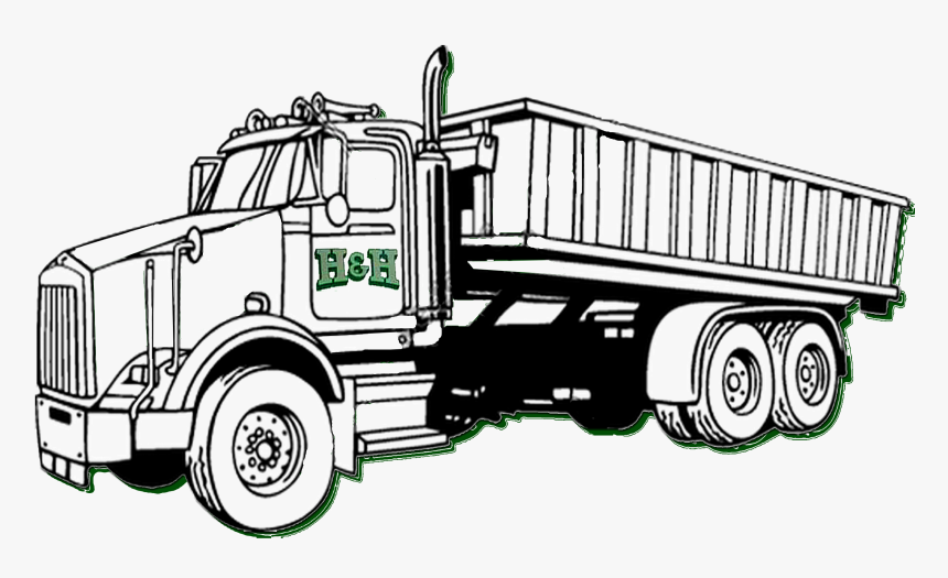 Roll Off Truck Clip Art, HD Png Download, Free Download