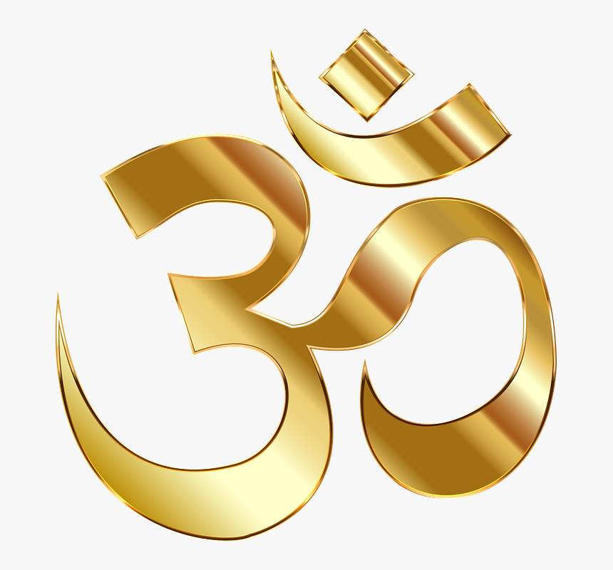 Transparent Hinduism Symbol Png - Golden Om Png, Png Download, Free Download