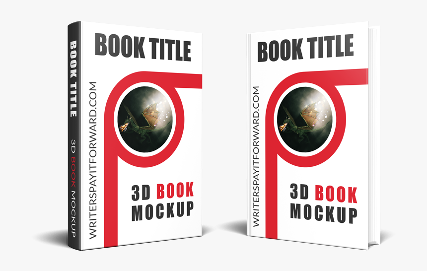 3d Book Png - Book Mockup Front And Back, Transparent Png, Free Download