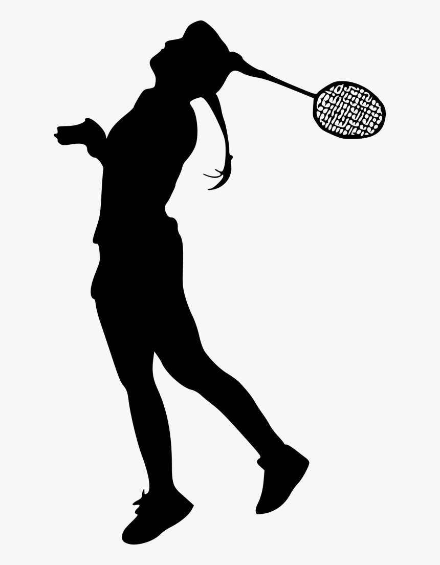 Badminton Silhouette Sport Clip Art - Badminton Clipart, HD Png Download, Free Download