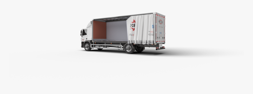 Curtainsided Rigid Bodywork Closed - Trailer Truck, HD Png Download, Free Download